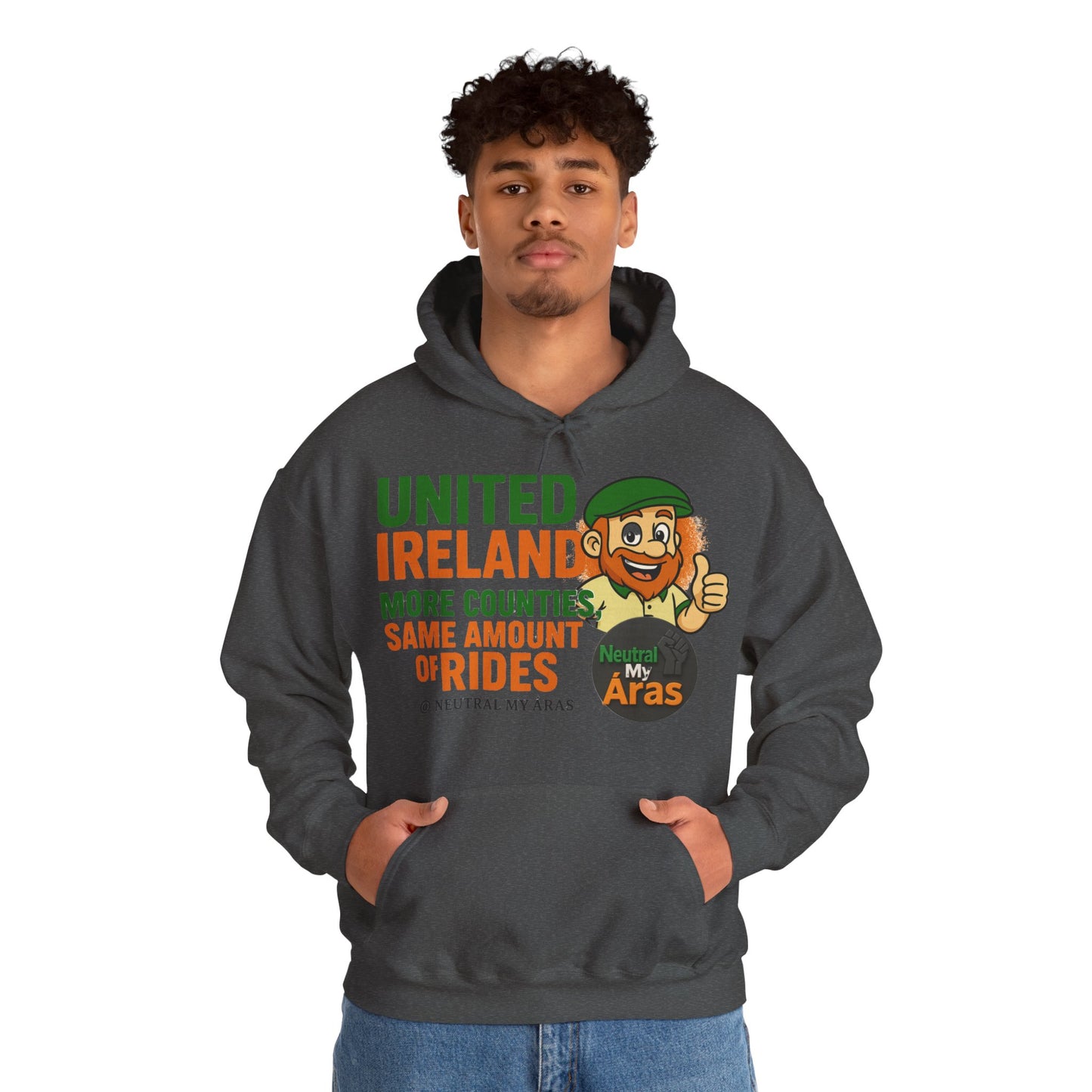 "UNITED IRELAND – MORE COUNTIES, SAME AMOUNT OF RIDES" – The Only Thing That’s Changing is the Territory - United Ireland Graphic Hoodie