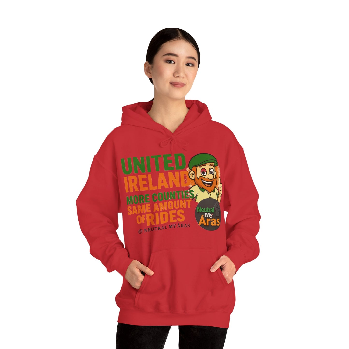 "UNITED IRELAND – MORE COUNTIES, SAME AMOUNT OF RIDES" – The Only Thing That’s Changing is the Territory - United Ireland Graphic Hoodie
