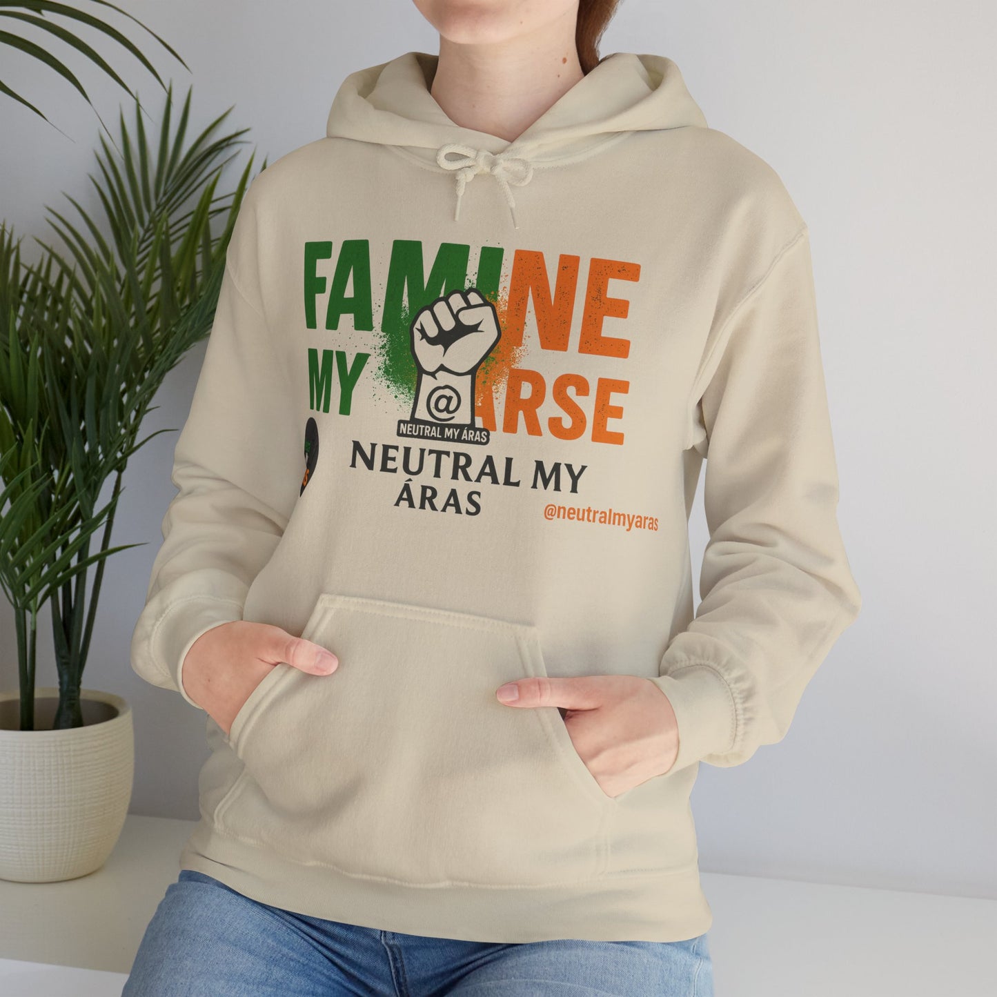 "FAMINE MY ARSE" – The Hoodie That Speaks Truth, and a Bit of Cheek