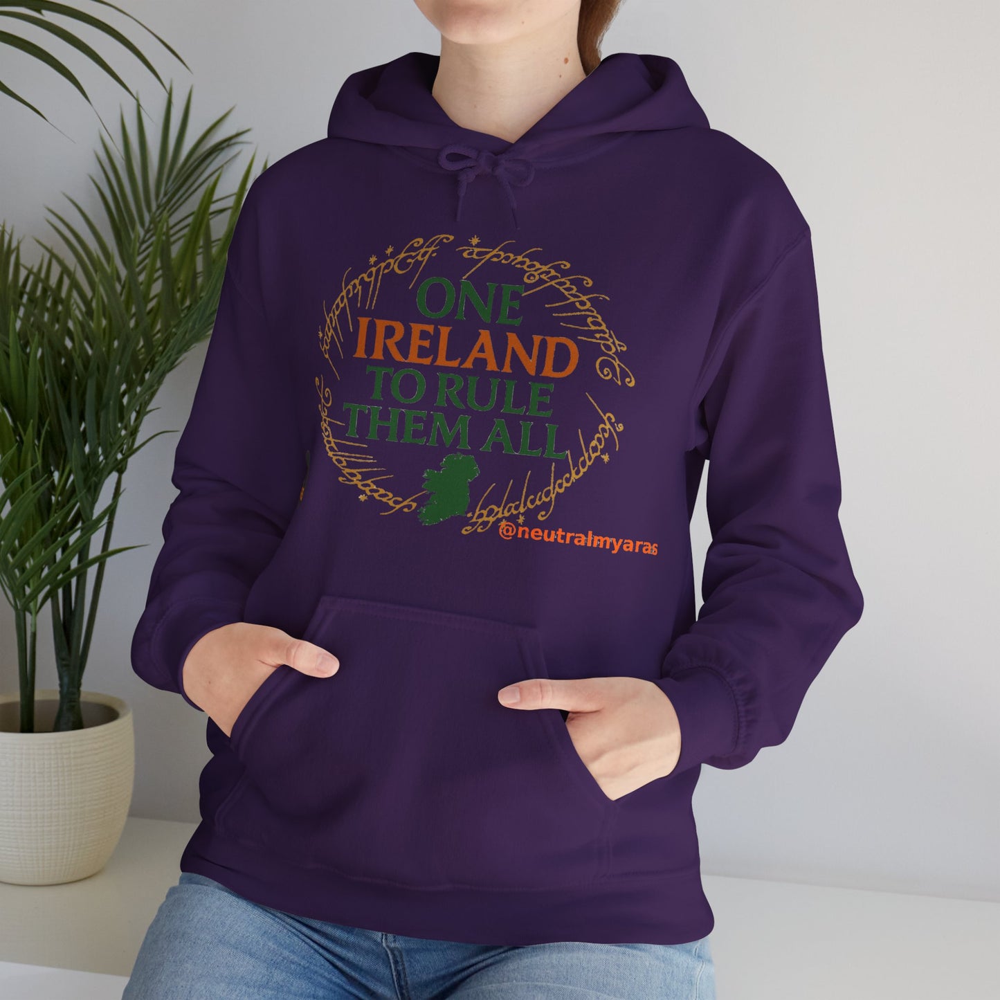 Hoodie "ONE IRELAND TO RULE THEM ALL" – Wear the Legend, Live the Dream