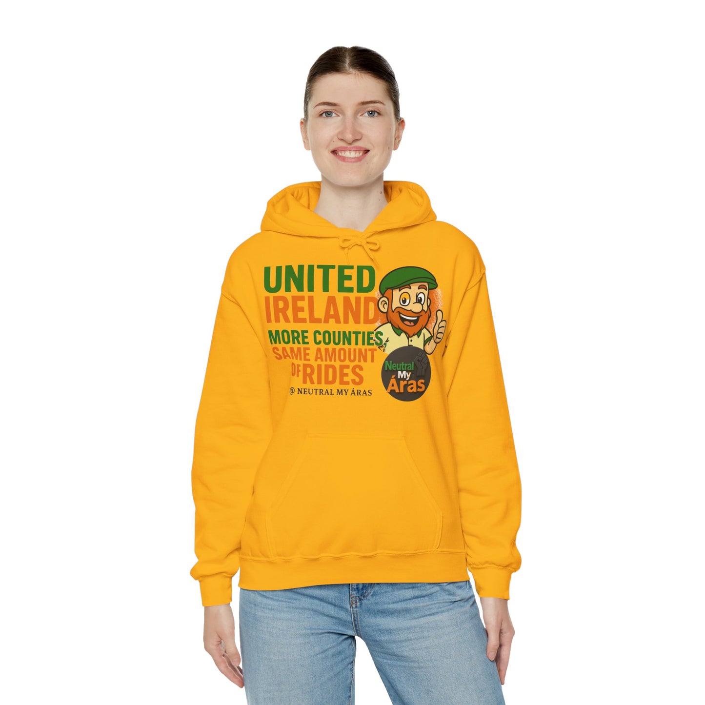"UNITED IRELAND – MORE COUNTIES, SAME AMOUNT OF RIDES" – The Only Thing That’s Changing is the Territory - United Ireland Graphic Hoodie