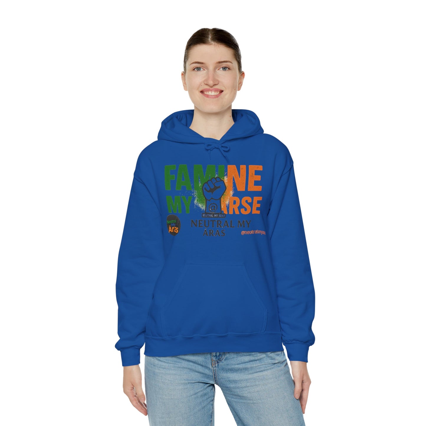 "FAMINE MY ARSE" – The Hoodie That Speaks Truth, and a Bit of Cheek