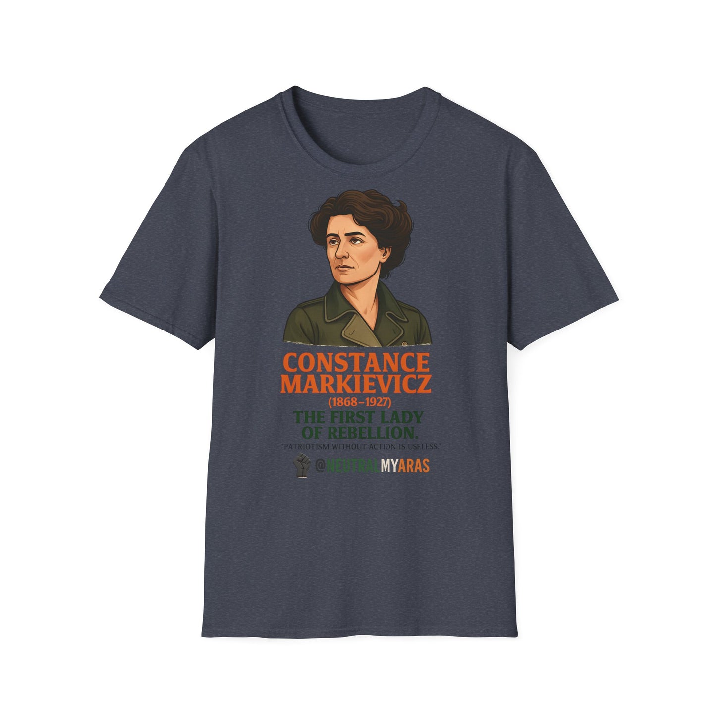 🇮🇪 Constance Markievicz T-Shirt – The First Lady of Rebellion 🇮🇪 Tee