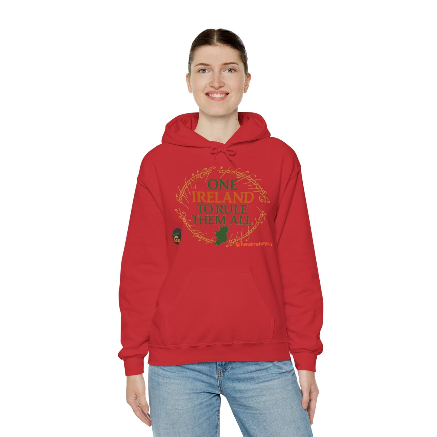 Hoodie "ONE IRELAND TO RULE THEM ALL" – Wear the Legend, Live the Dream