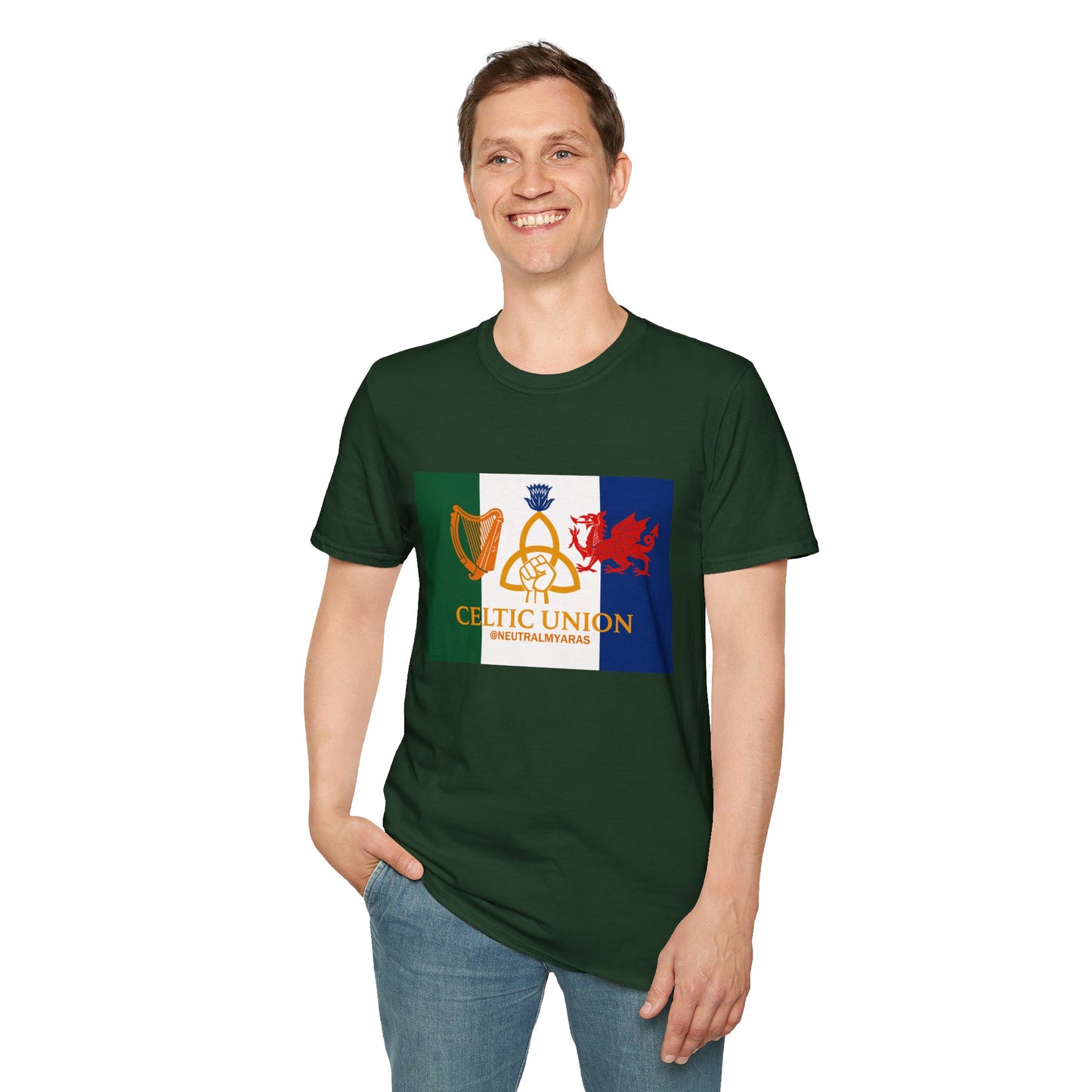 🔥 CELTIC UNION FLAG T-SHIRT ☘️